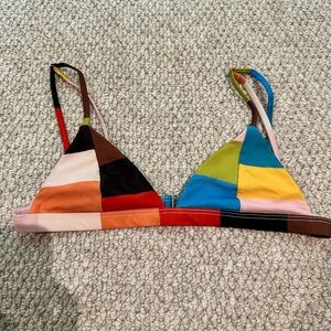 Mara Hoffman Triangle Bikini Top